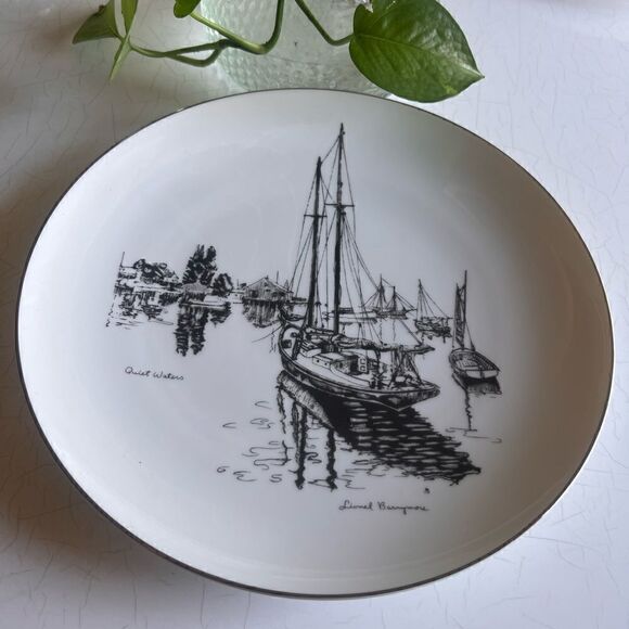 Gorham Other - Gorham fine China limited edition Leonel Barrymore artist Quite waters